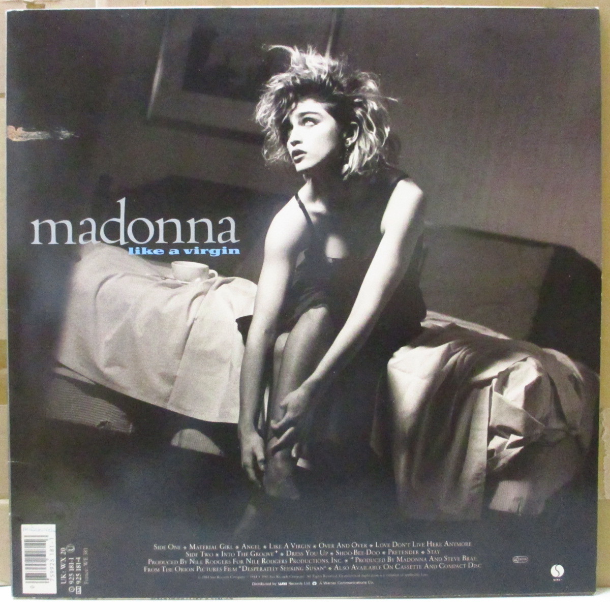 MADONNA-Like A Virgin (UK '85 再発 LP+ソフト紙インナー)_画像2