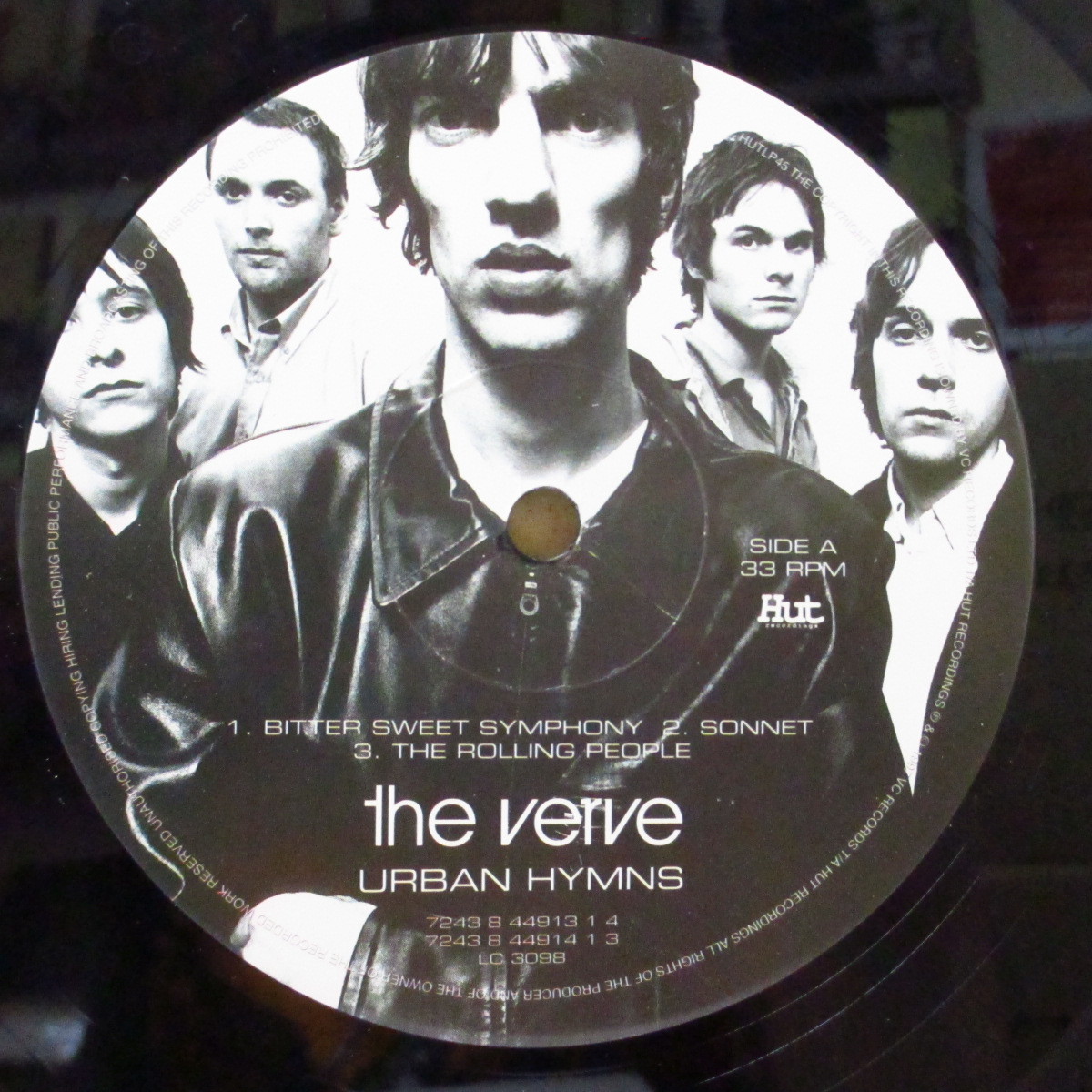 VERVE， THE-Urban Hymns (UK-EU オリジナル 2xLP+インナー)_画像3