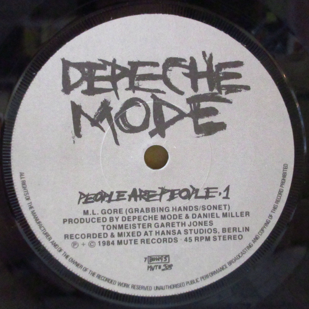 DEPECHE MODE-People Are People (UK オリジナル 7+光沢固紙ジャケ)_画像3