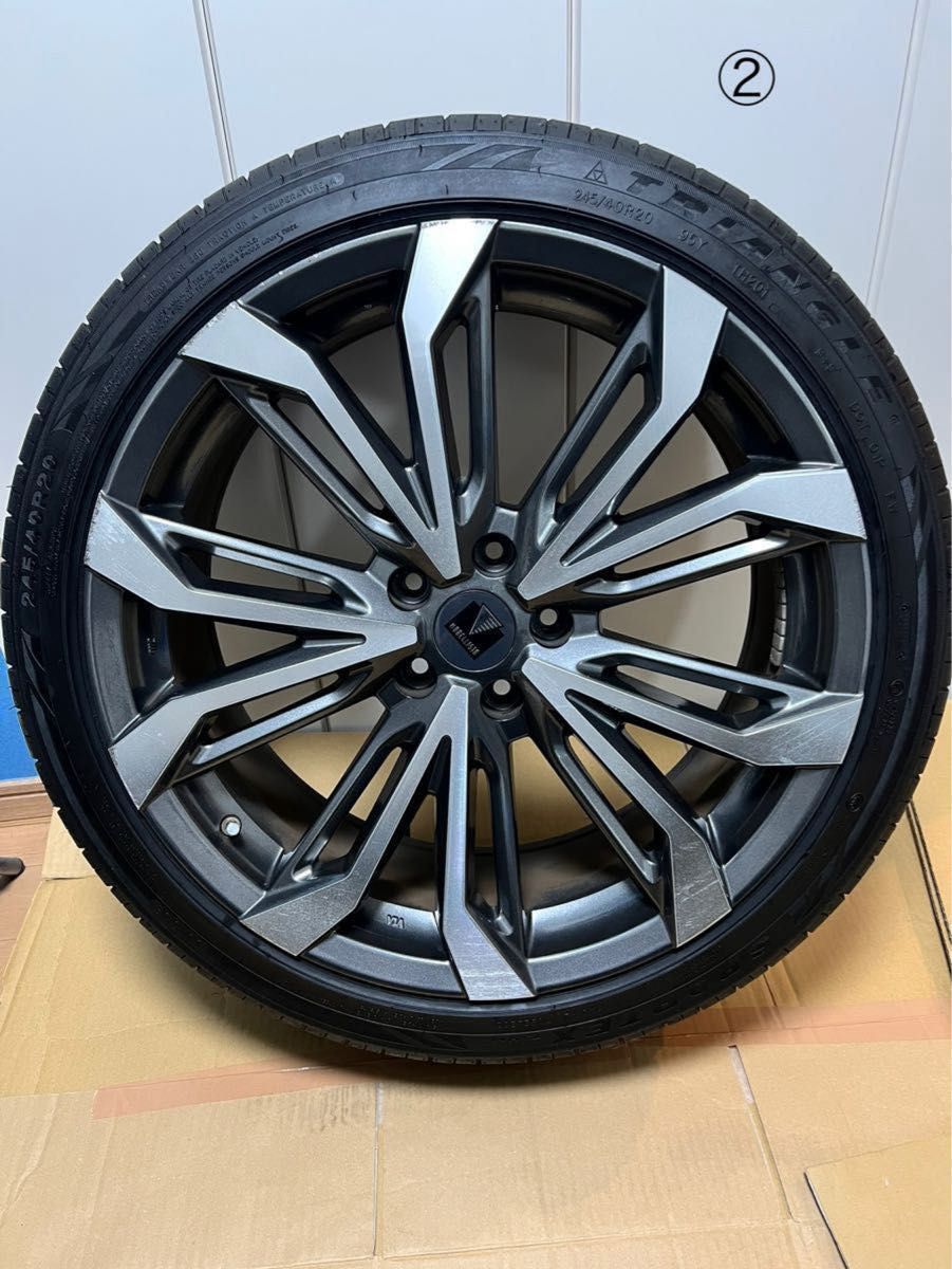 ハリアー60 20インチ モデリスタホイール 四本セット 24540r20 ハリアー60 20インチ モデリスタホイール 四本セット 24540r20