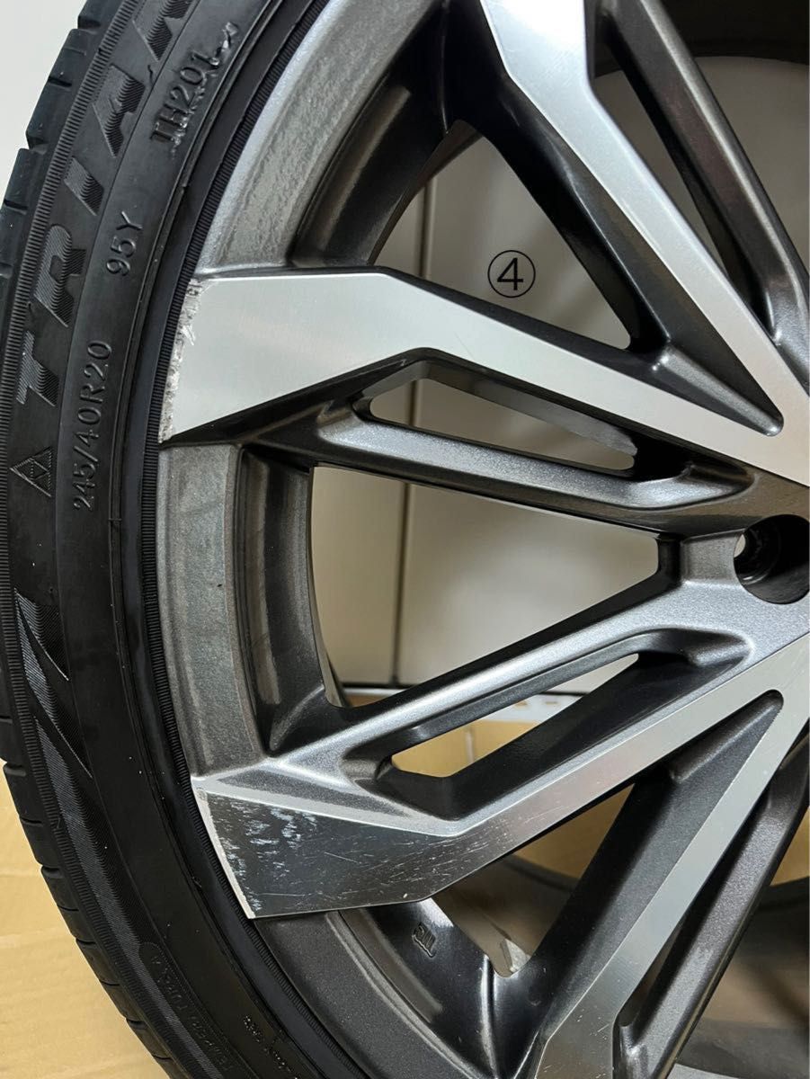 ハリアー60 20インチ モデリスタホイール 四本セット 24540r20 ハリアー60 20インチ モデリスタホイール 四本セット 24540r20