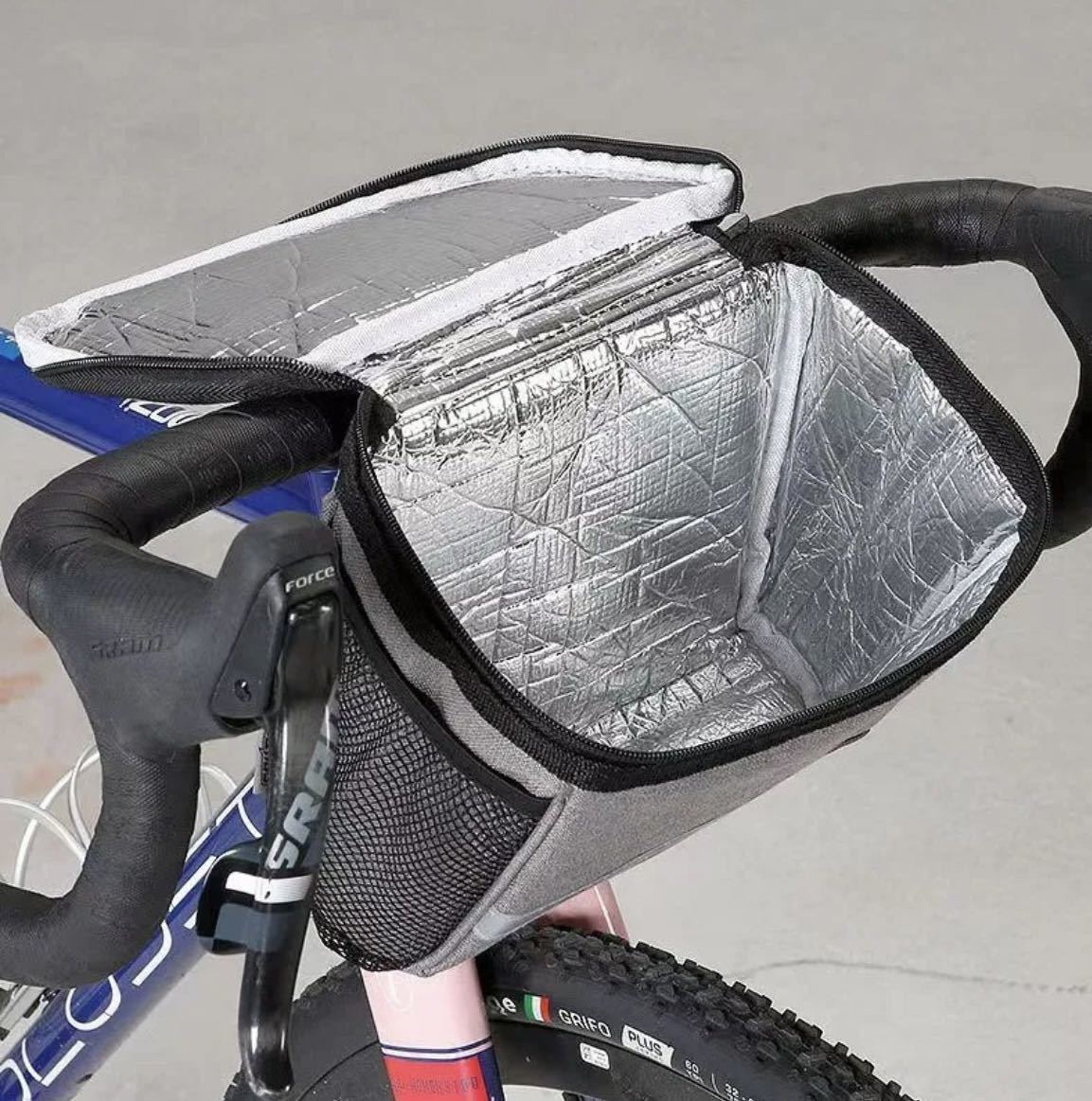 自転車フロントバッグ 大容量自転車用バッグ 防水 携帯電話ホルダー_画像2