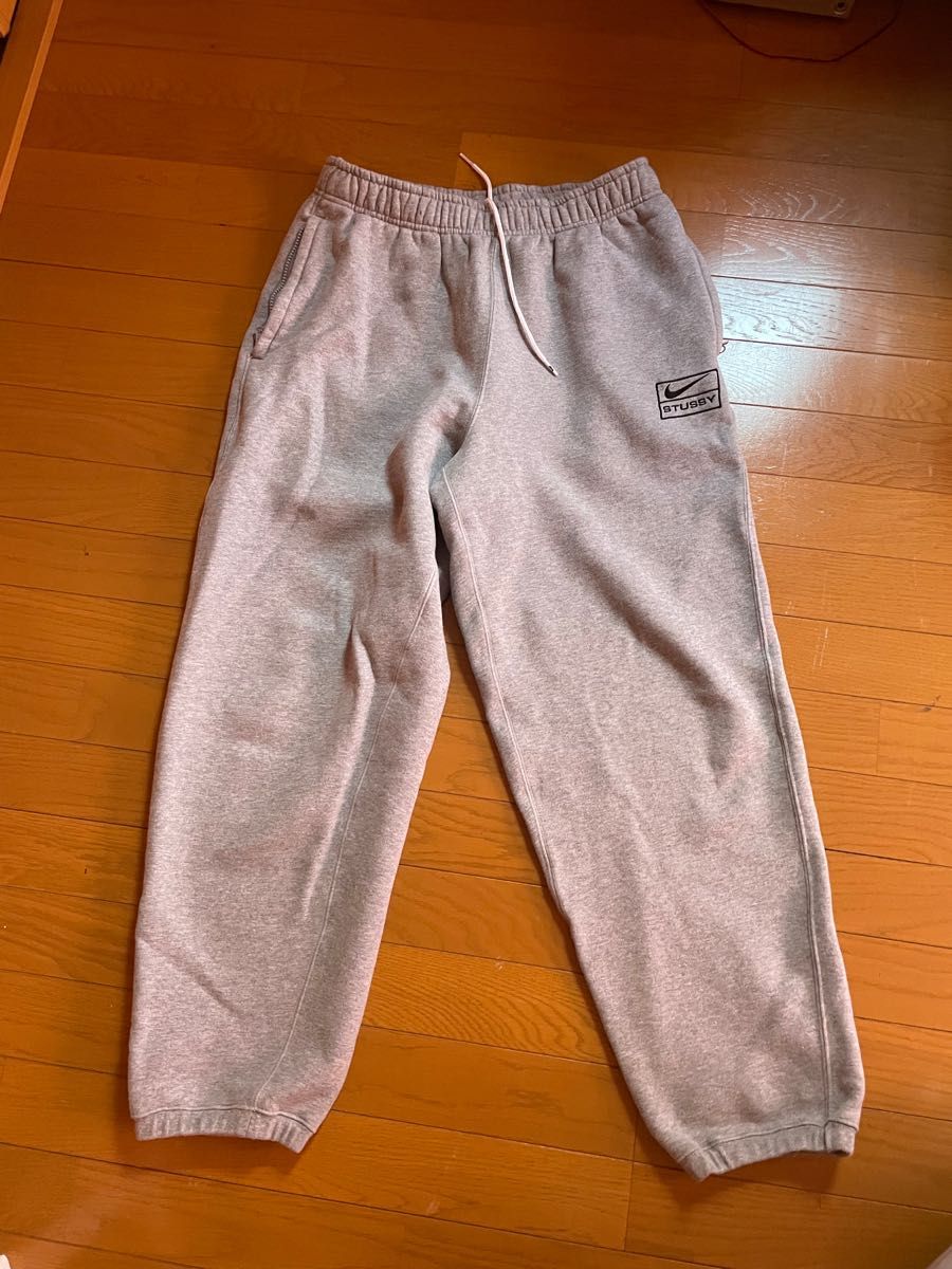 2022 Stussy × Nike NRG Washed Fleece Pant M Grey ナイキ ステューシー