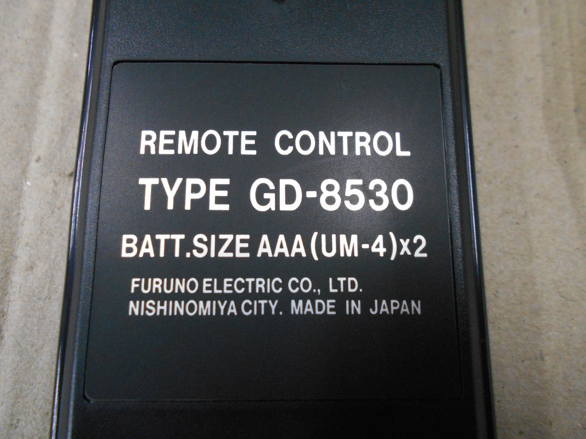 25-748 старый . электрический акционерное общество FURUNO Furuno GPS для плоттера дистанционный пульт GD-8530 б/у товар 