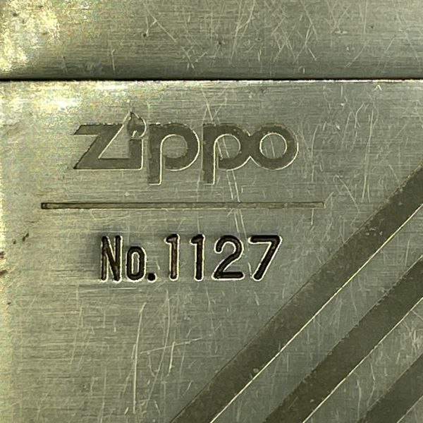 G333-C1-735 Zippo ジッポー ローラー式オイルライター シルバー シリアルあり 1993 レプリカ 喫煙具 展示用クリアケース付き 火花あり ③_画像7