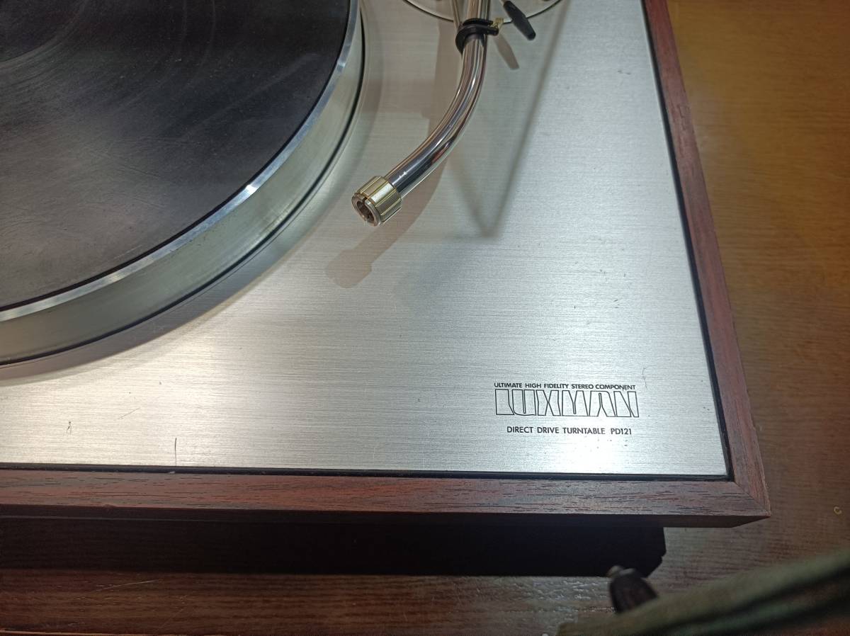 LUXMAN PD121+SME3009 レコードプレーヤー 中古品_画像3