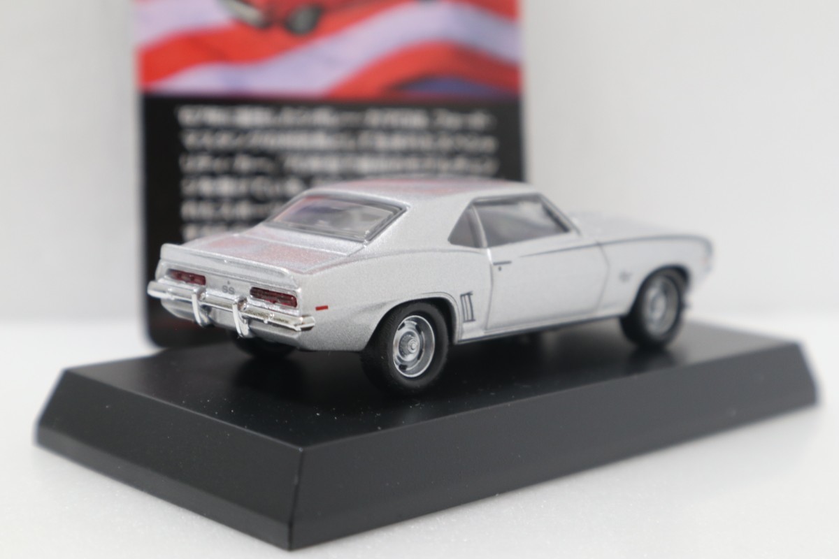 京商 1/64 シボレー カマロSS 銀 シルバー サークルKサンクス USAミニカーコレクション Chevrolet Camaro Silverの画像2