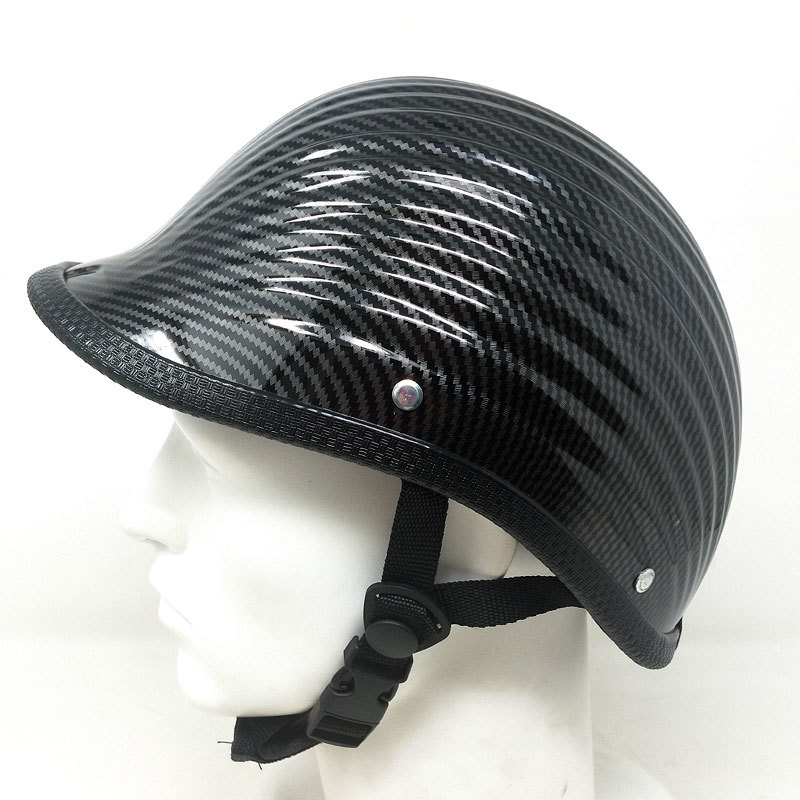 リブジョッキー　ヴィンテージレトロヘルメット　ハーフヘルメット　 装飾用　カーボン調_画像2