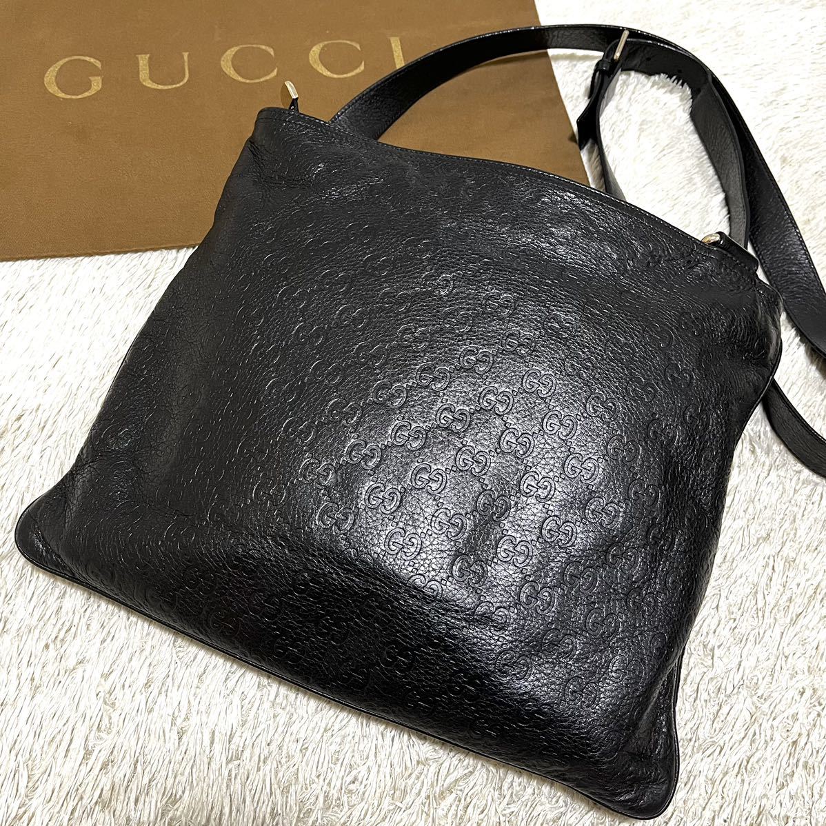 522【美品】GUCCI グッチ ショルダーバッグ メッセンジャーバッグ