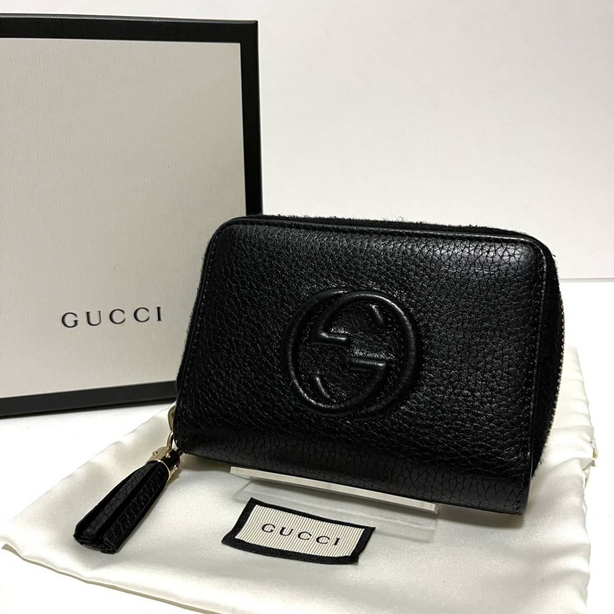 超目玉】 SOHO カード 小銭名刺 コインケース グッチ 箱付【極美品