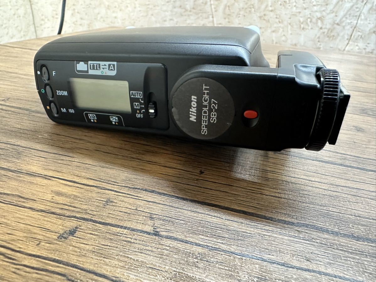 「B222_3」動作品 Nikon/ニコン Speedlite SB-27　ストロボ　フラッシュ 現状出品_画像4