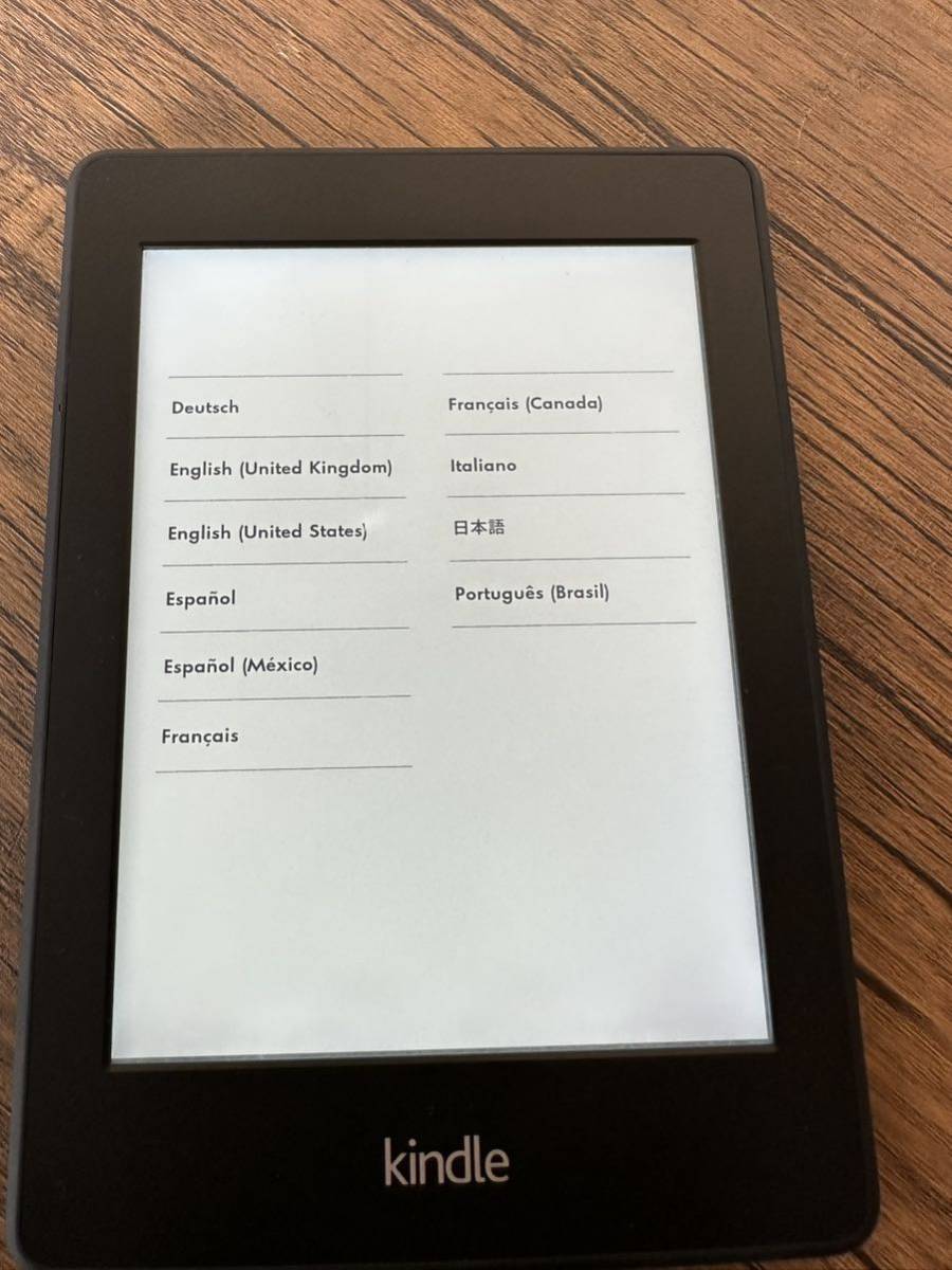「C-313」Amazon Kindle Paperwhite 第6世代 DP75SDI Wi-Fi +3G 本体のみ 現状出品_画像4