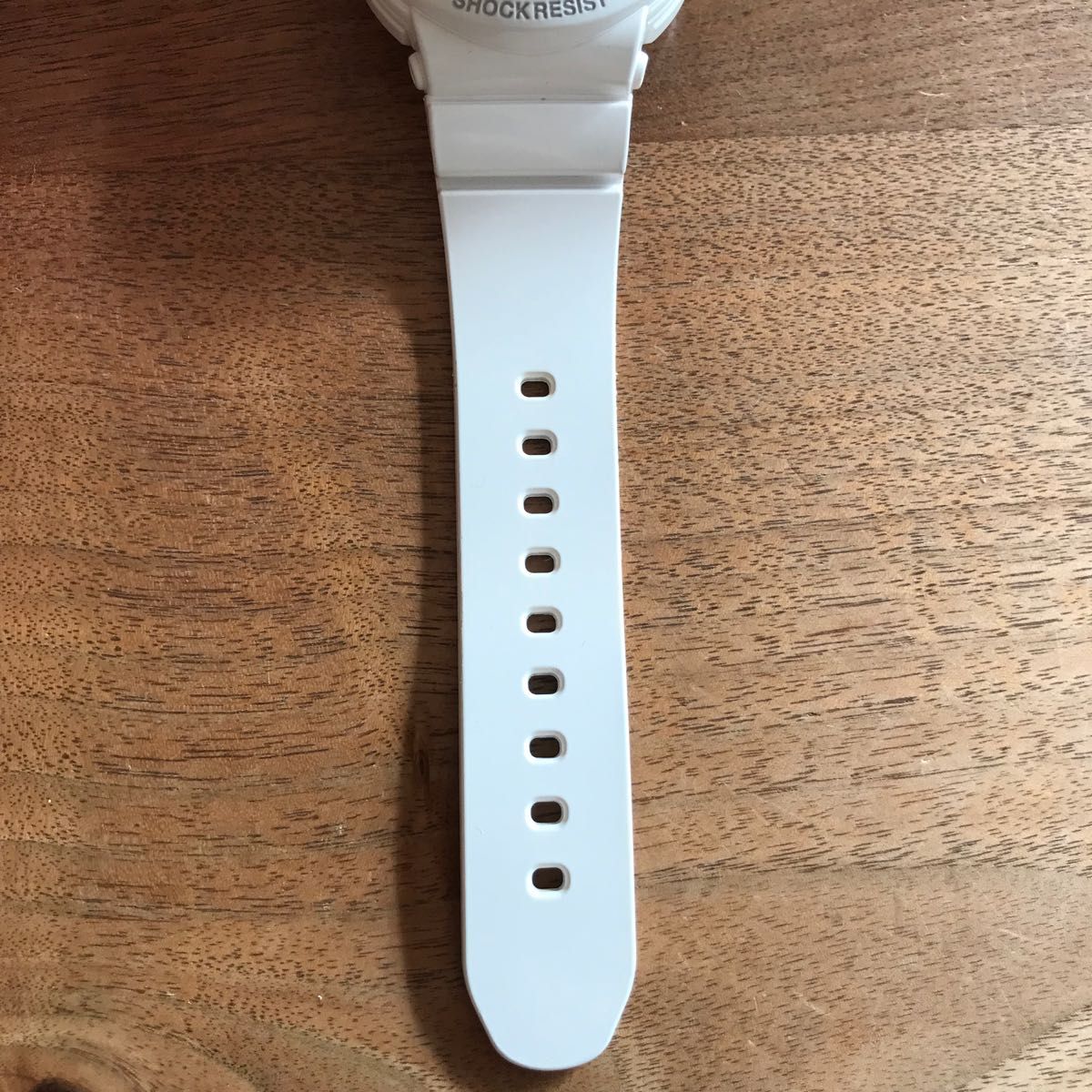 Baby-g デジアナ　電波ソーラー　デジタル　アナログ　ホワイト　白　カラフル　電波腕時計