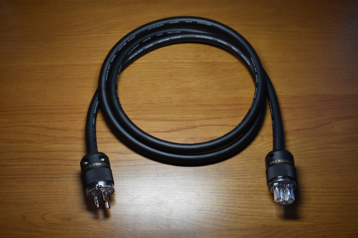 *CANARE LP-3V35AC double shield power supply cable (( original copper 5N(99.999%)OFC connector + rhodium plating connector )2.0m