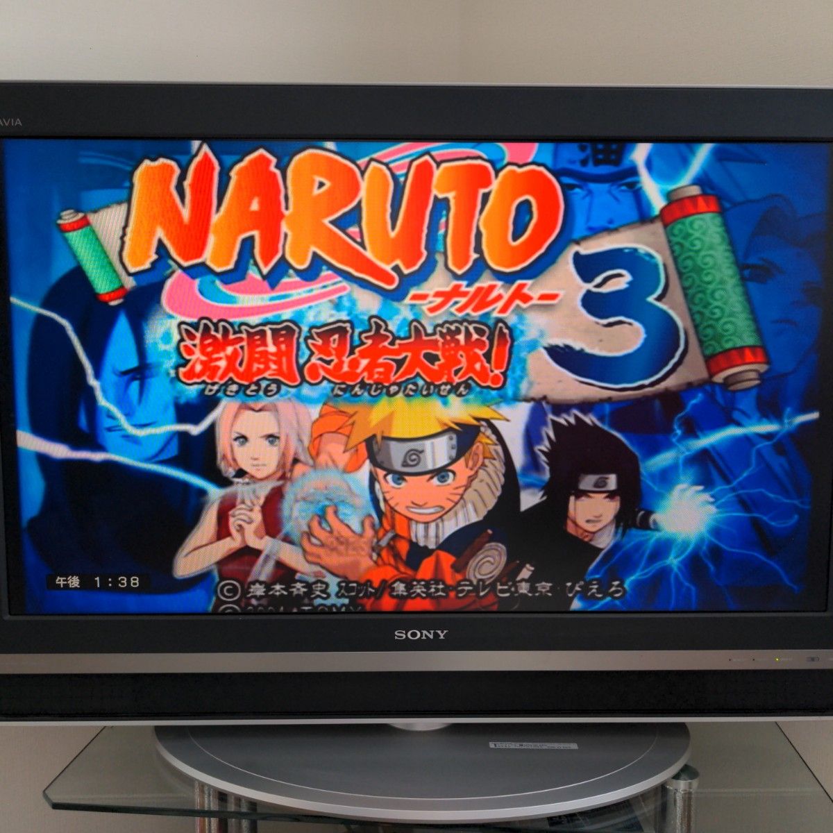 Nintendo　ゲームキューブソフトNARUTO-ナルト- 激闘忍者大戦!1☆2☆3☆　３個セット