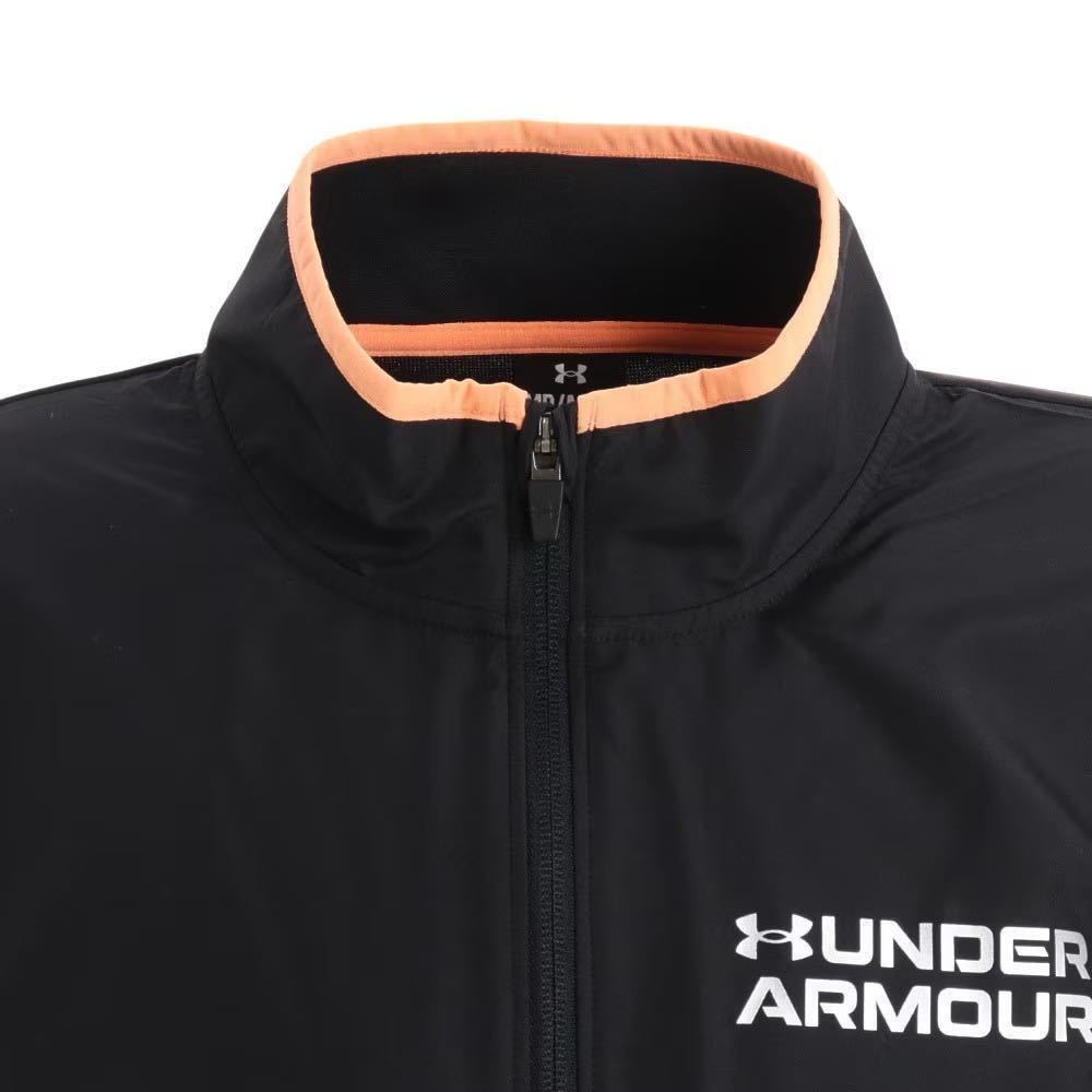 ◆273 新品【メンズXL】黒 UNDER ARMOUR アンダーアーマーゴルフ STORM 耐久撥水 ArmourFleece軽量保温 フルジップ ジャケット _画像4