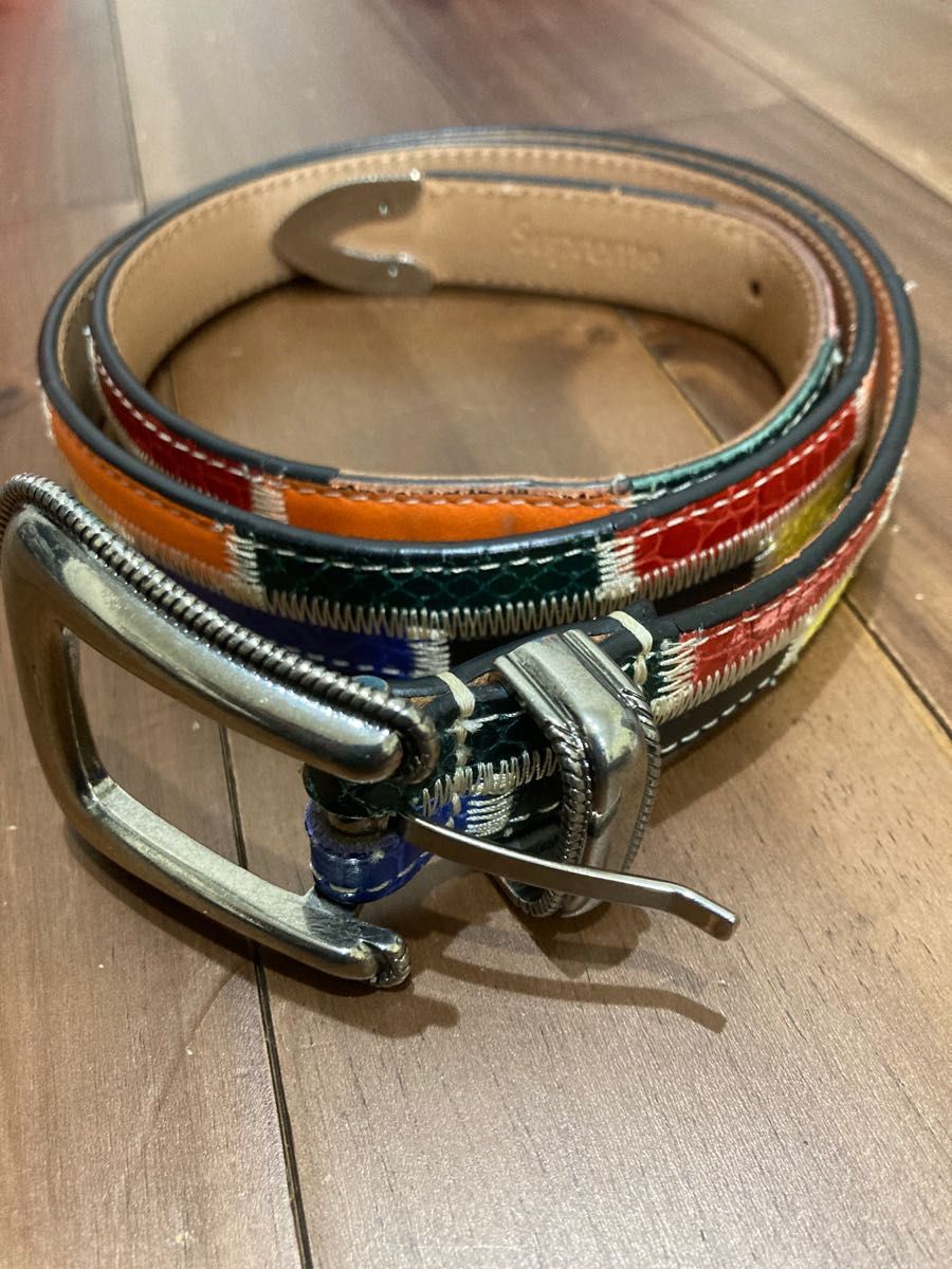 引きクーポン Supreme Patchwork Ranger Belt ベルト パッチワーク