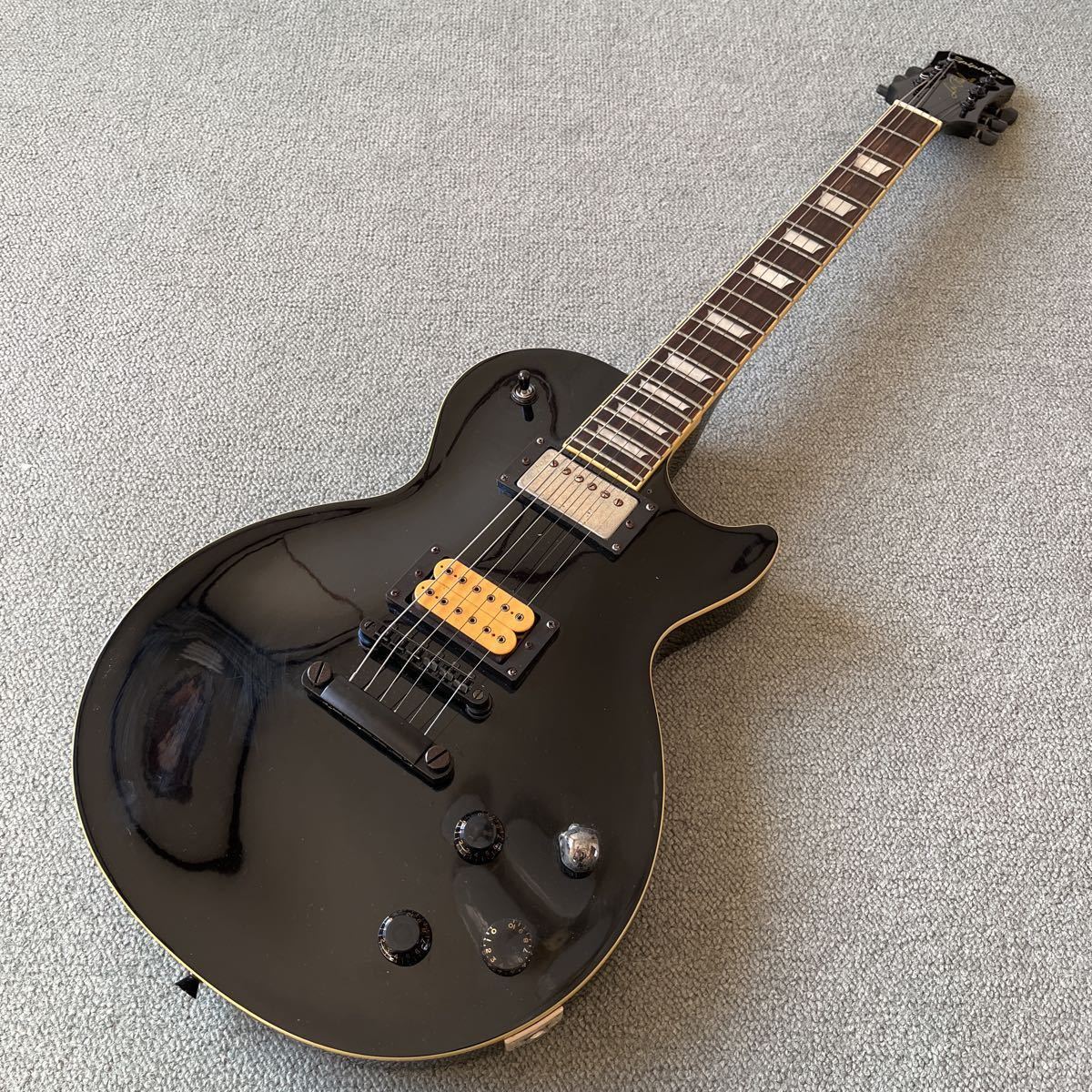 epiphone by Gibson Les Paul standard BLK 黒　エピフォン　ギブソン　レスポール　スタンダード　ジャンク　lespaul エレキギター_画像10