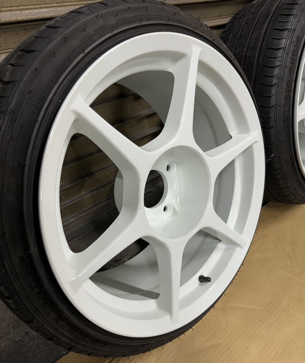 希少☆P1レーシング☆9J +27 114.3 4H 4穴 白 ホワイト P1Racing 希少☆P1レーシング☆9J +27 114.3 4H 4穴 白 ホワイト P1Racing