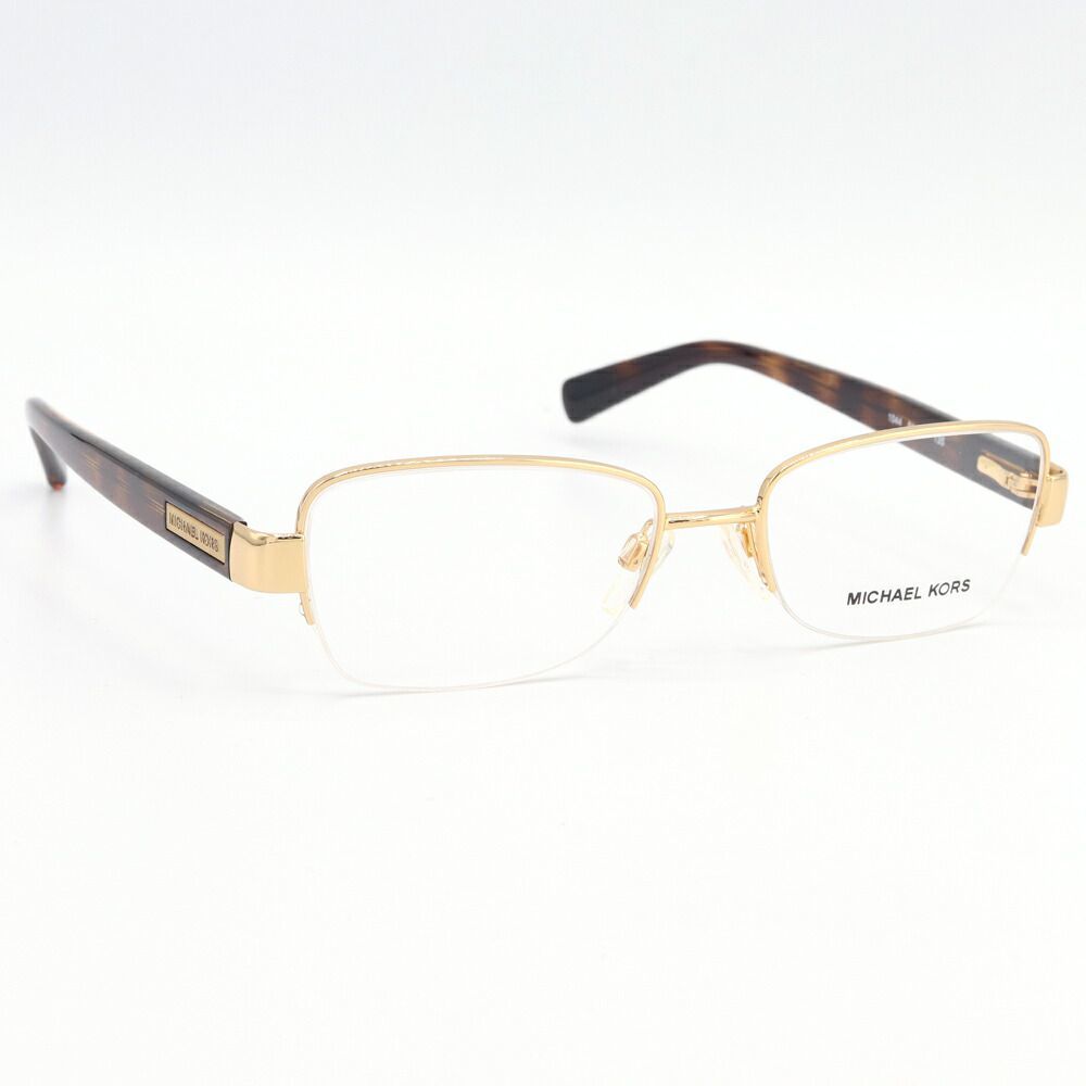 マイケルコース メガネフレーム MK7008 ブラウン ゴールド 中古 眼鏡 アイウェア メンズ レディース MICHAEL