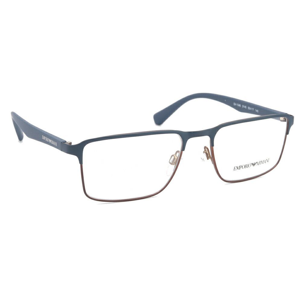 エンポリオ アルマーニ メガネフレーム EA1046 ネイビー ブロンズ クリア 中古 サングラス 眼鏡 アイウェア メンズ