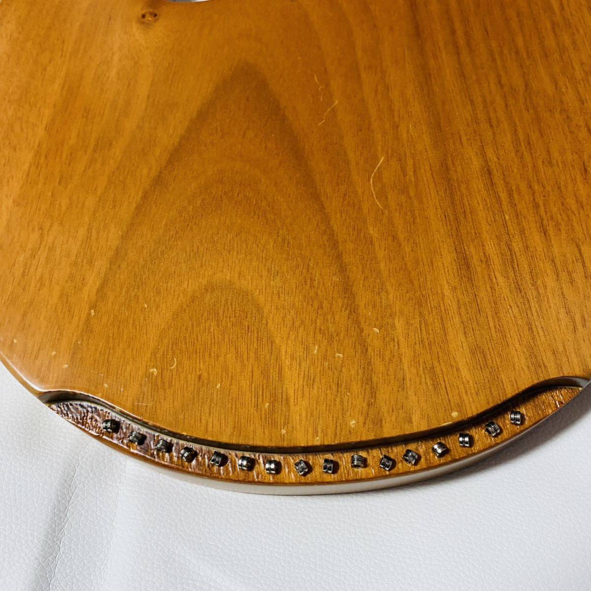 LYRE ライアー 16弦 ハープセット 木製 弦楽器 金属弦 チューニングレンチ//収納袋付き　説明書付き　ハンディハープ_画像5