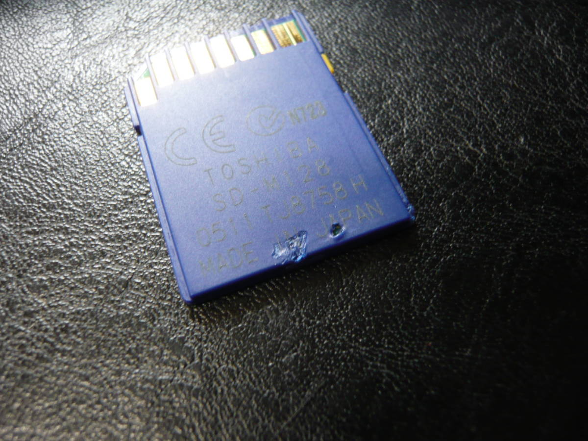 動作保証！TOSHIBA ＳＤカード 128MB 安心の日本製_画像2