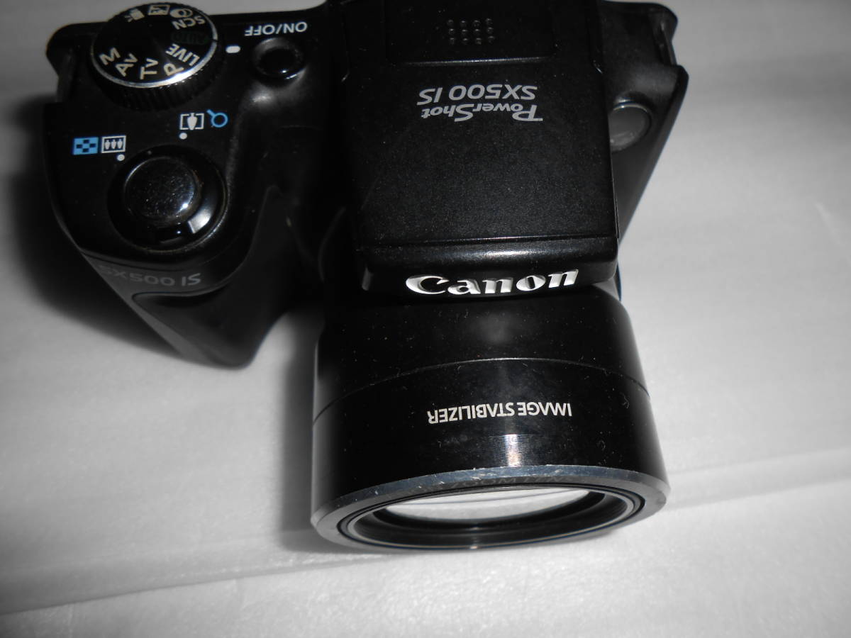 Canon キャノン PowerShot パワーショット SX500IS デジカメ バッテリー付き ★簡易動作確認済み　バッテリー付属_画像1