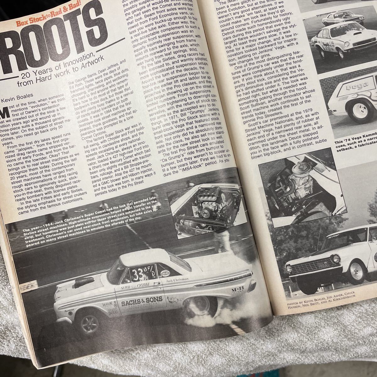 CAR CRAFT カークラフト 1986年3月 古書 洋書 ビンテージ アメ車 ホットロッド ドラッグレース ネコポス発送_画像5