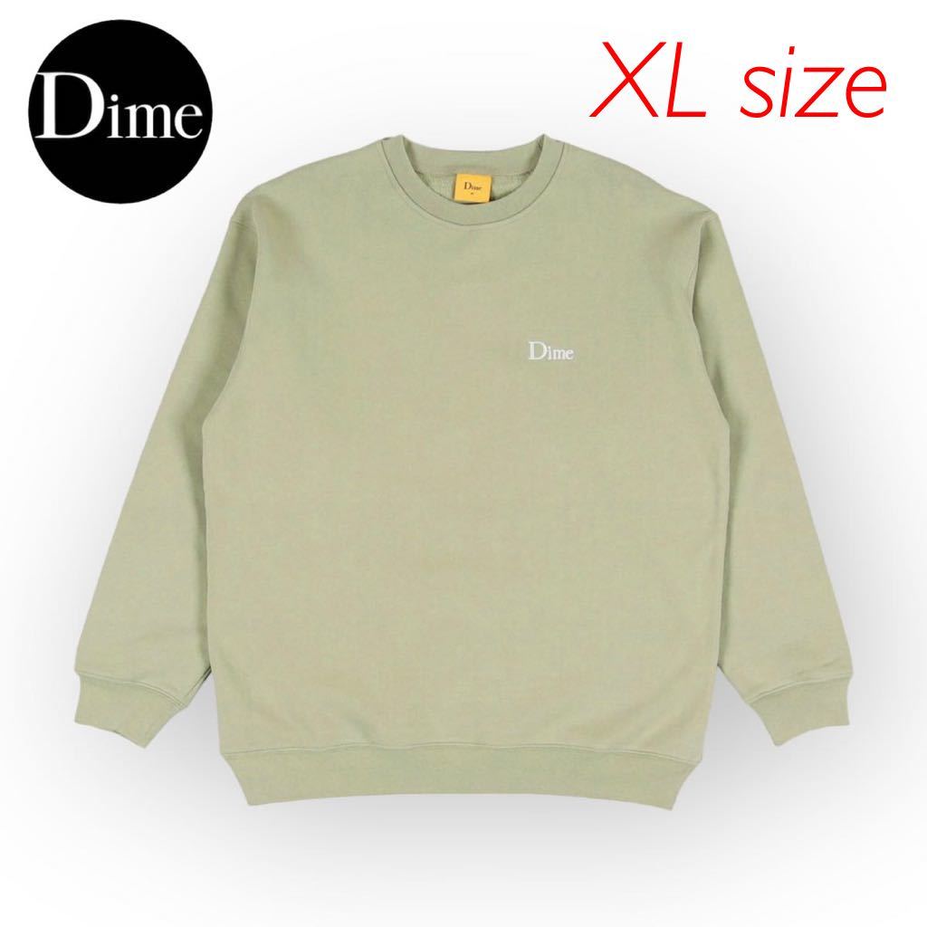 DIME Classic Logo Crewneck XLサイズ グリーン /スウェット