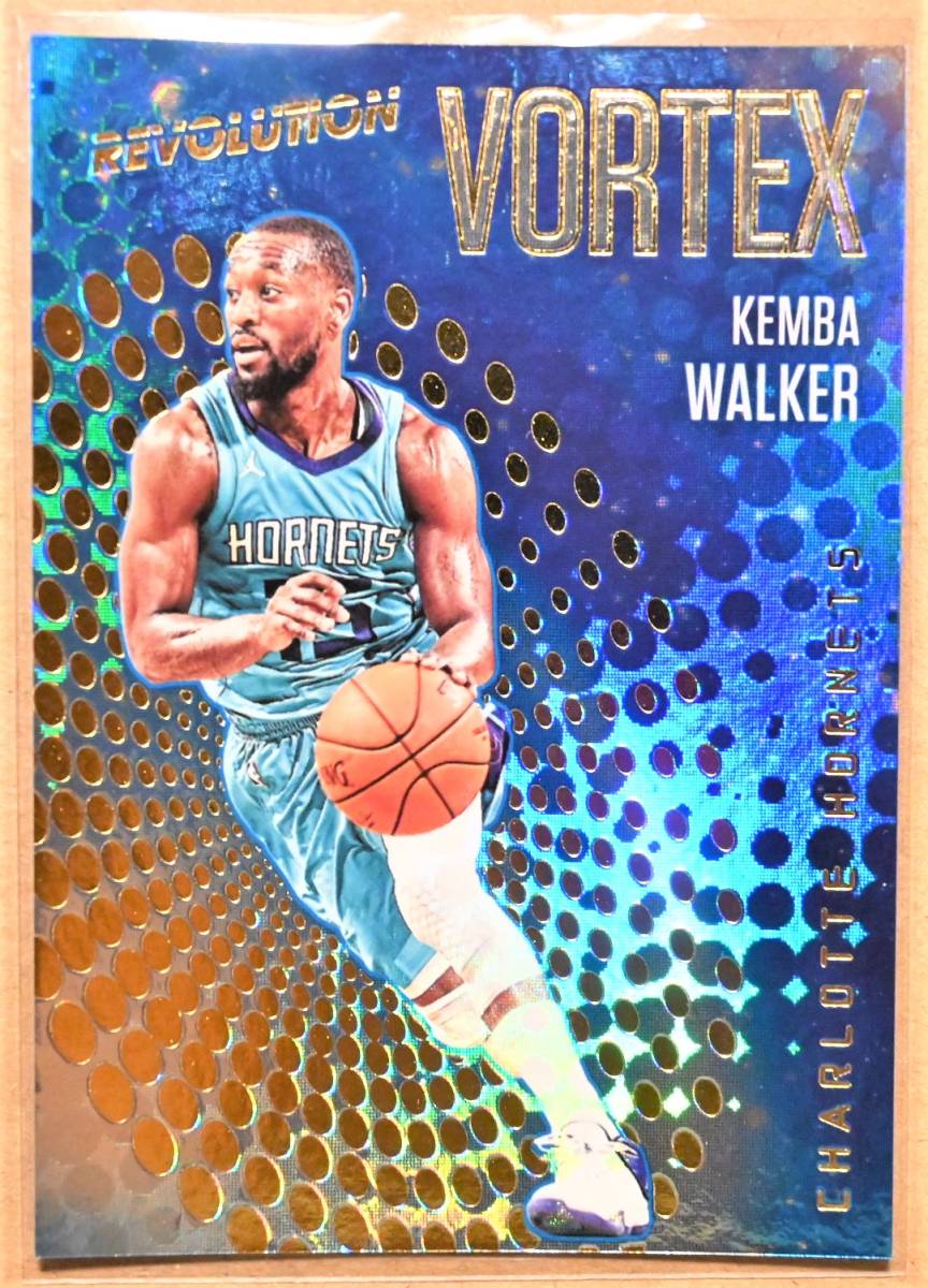 KEMBA WALKER (ケンバ・ウォーカー) 2017-18 REVOLUTION VORTEX トレーディングカード 6 【NBA シャーロット・ホーネッツ Hornets】_画像1