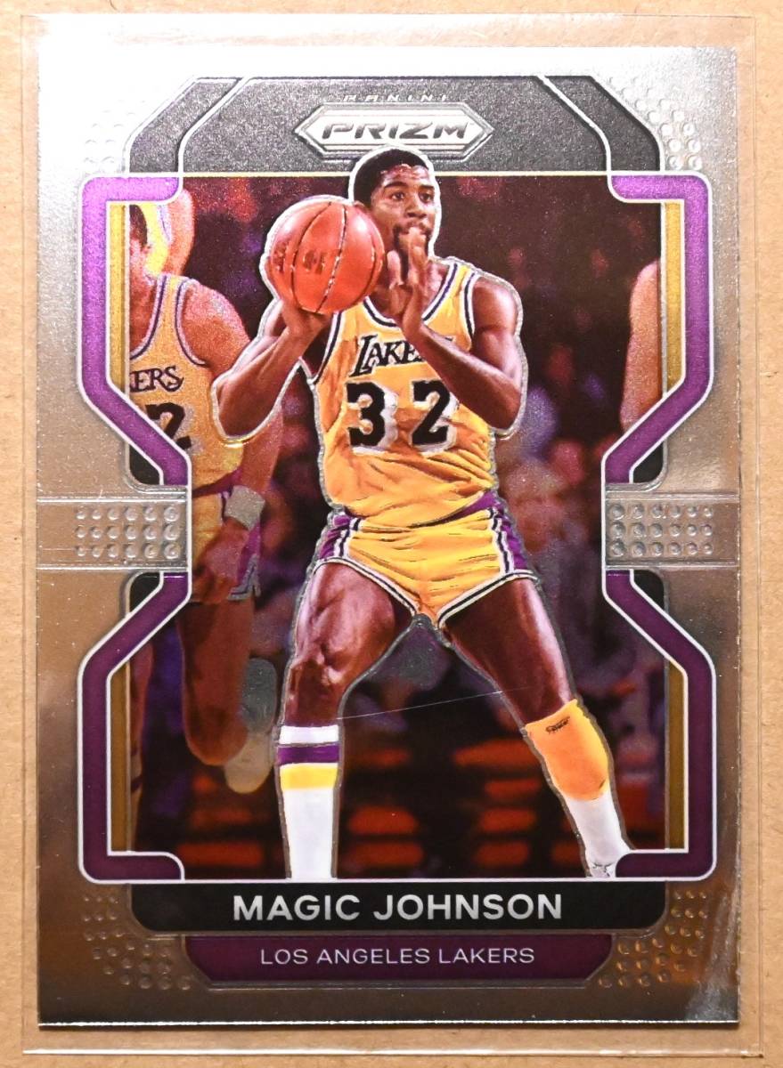 MAGIC JOHNSON (マジック・ジョンソン) 2021-22 PRIZM トレーディングカード 【NBA,ロサンゼルスレイカーズ,LAKERS】_画像1