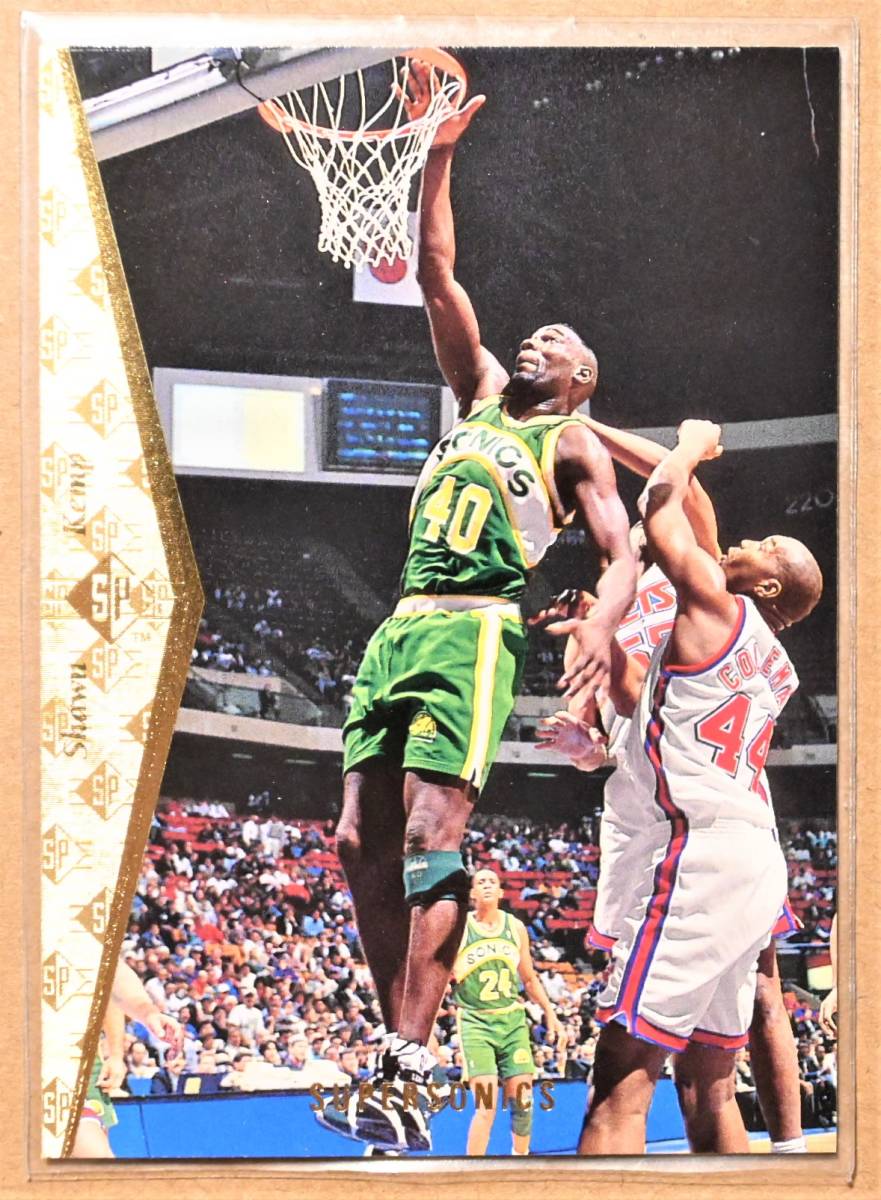 Shawn Kemp (ショーン・ケンプ) 1995 Upper Deck SP トレーディングカード 【90s NBA シアトル・スーパーソニックス Seattle Supersonics】_画像1