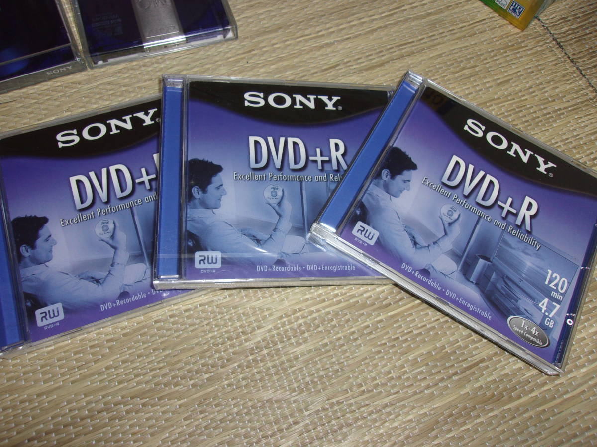 TDK BD-R 10Pack 未開封 SONY DVD-R 3Pack 未使用 MO3枚 未使用　_右のみビニール開封済み未使用