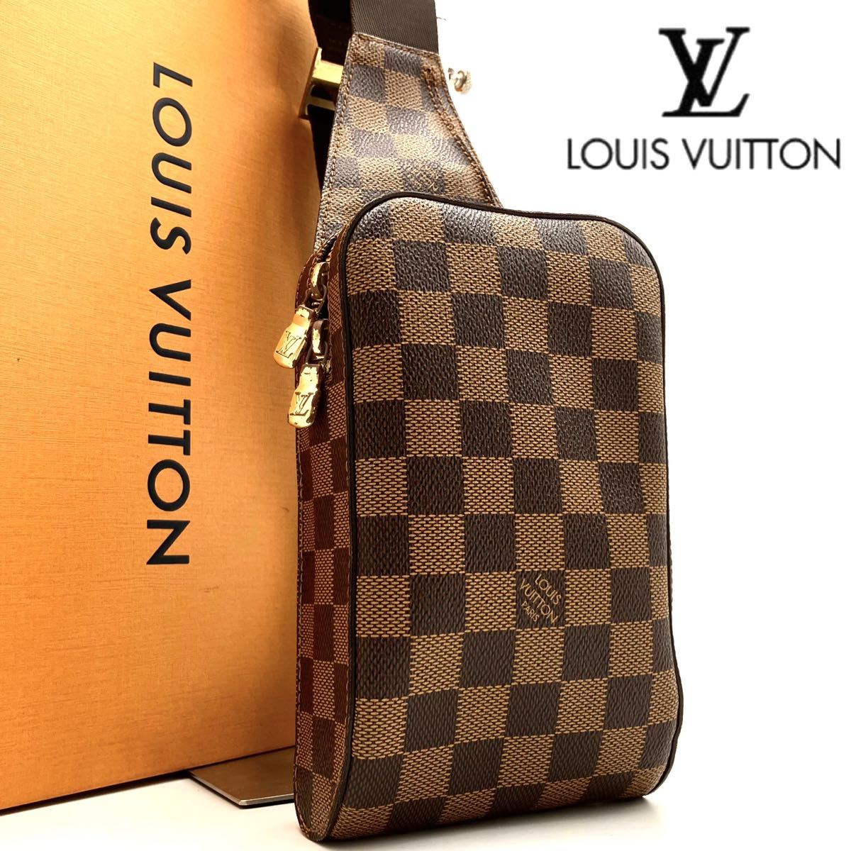 □極美品□ LOUIS VUITTON ルイヴィトン ダミエ ジェロニモス ボディ