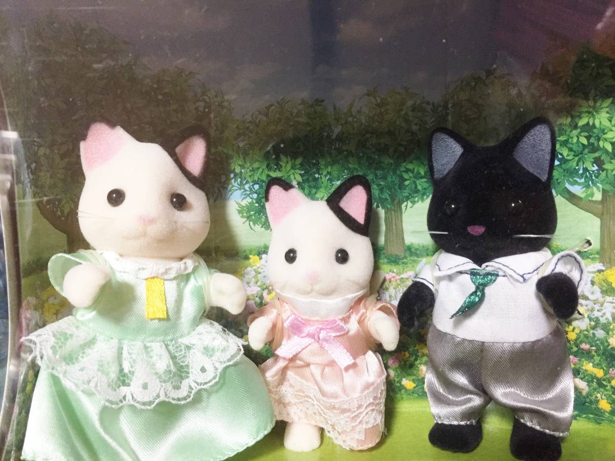新品　シルバニアファミリー　Tuxedo Cat Family_画像7
