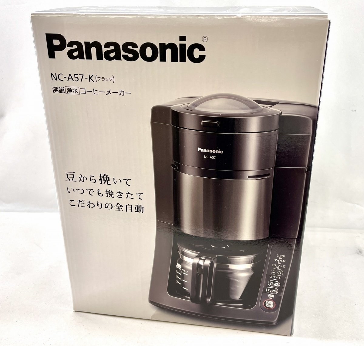 日本最大の 未使用 パナソニック 家庭保管品[18288 NC-A57-K コーヒー