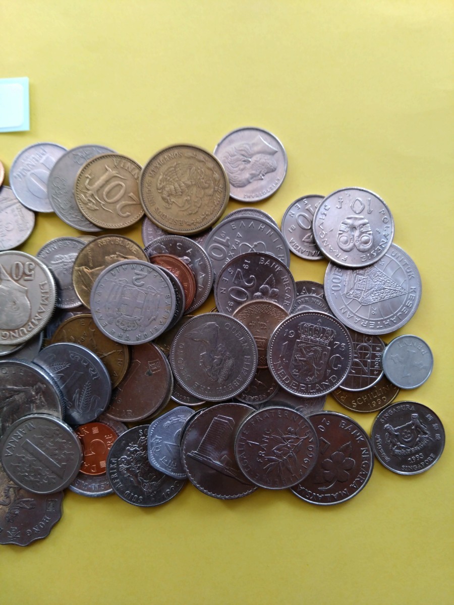外国コイン　各国コイン　(Rー５７２)　おまとめ　約５７６グラム_画像5