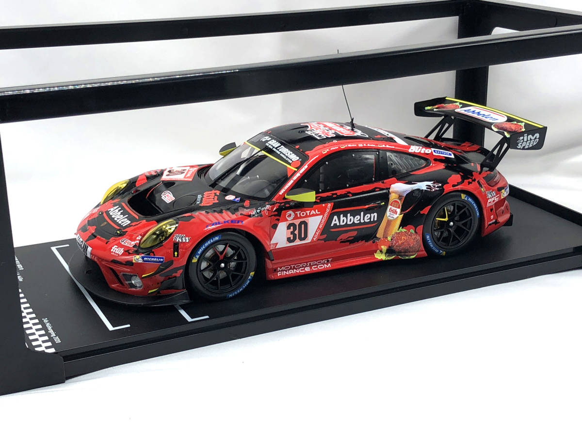 ドイツ限定 イクソ 1/18 ポルシェ 911 GT3 R #30 ニュルブルクリンク24H 2020 Frikadelli Racing Team_画像1