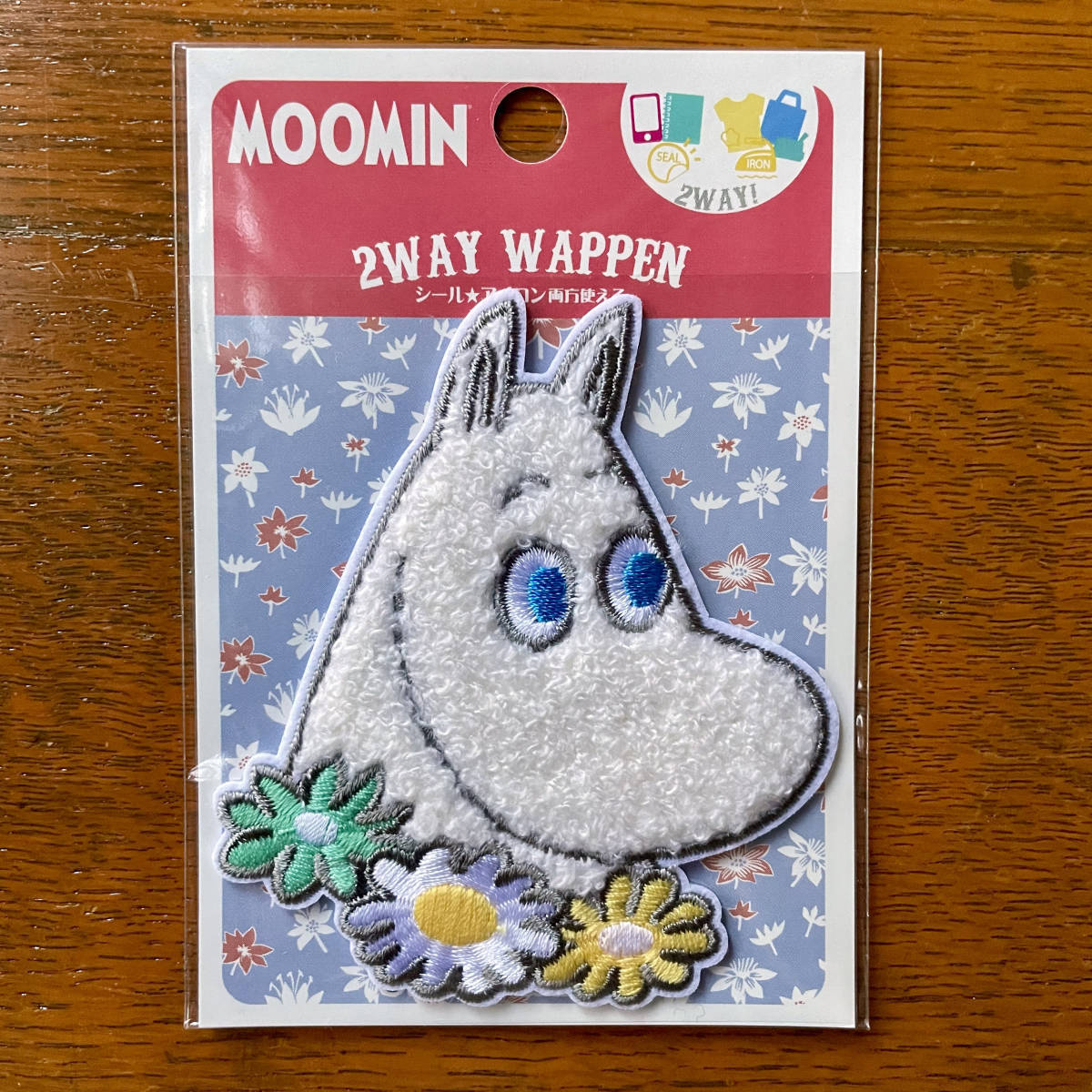 MOOMIN 2WAY нашивка утюг | наклейка SaGa la вышивка 3 вида комплект Moomin 