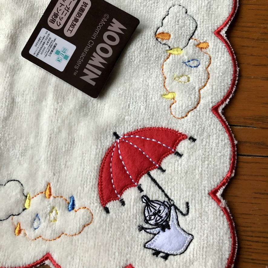 MOOMIN круг . полотенце носовой платок дождь . зонт |.. зонт Moomin * little mii2 рисунок комплект Moomin 