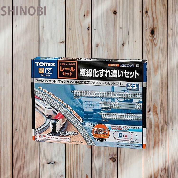 トミーテック (TOMYTEC) *Nゲージ 品番:(91028)*1/150*レールセット* 複線化すれ違いセット* Dパターン* ジオラマ制作 鉄道模型