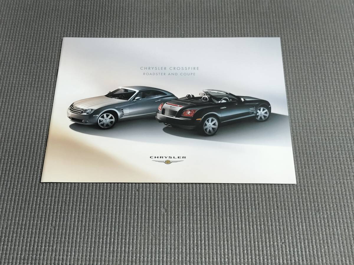  Chrysler Crossfire Roadster / coupe catalog 2004 year 