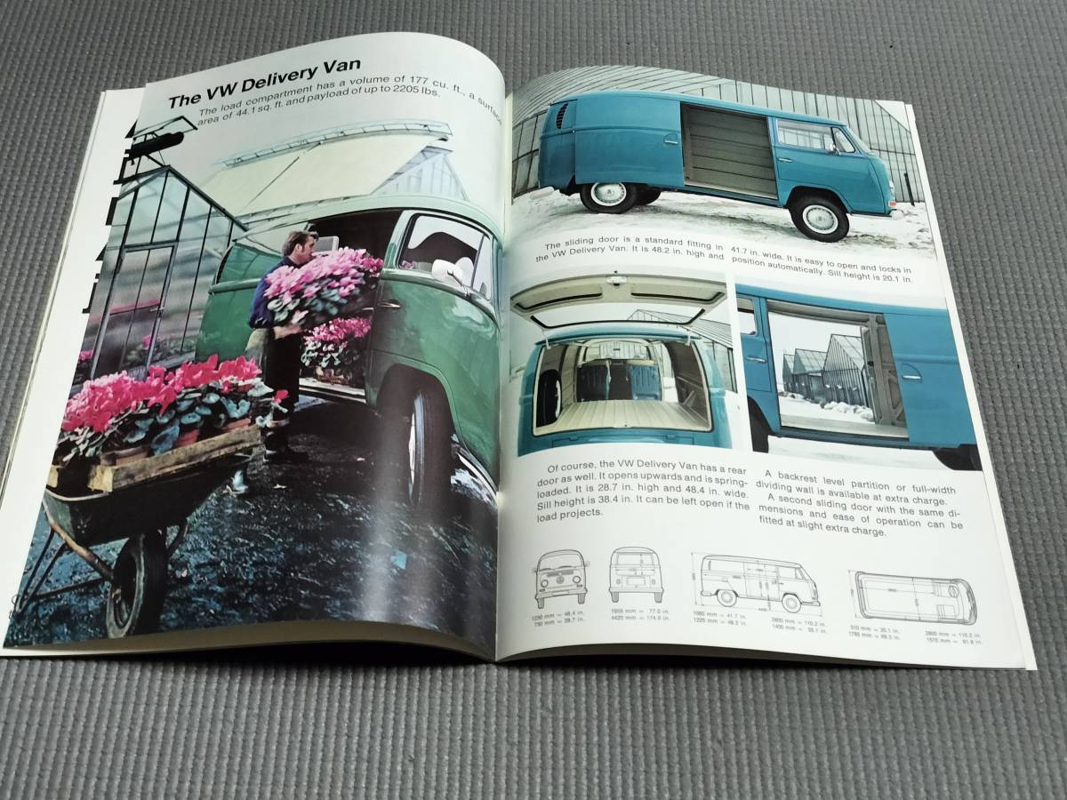 フォルクスワーゲン 商用車 英語版カタログ 1970年 VW Commercialの画像4