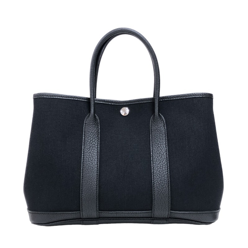 2022?新作】 BALENCIAGA◇トートバッグ/キャンバス/BLK/無地/ブラック