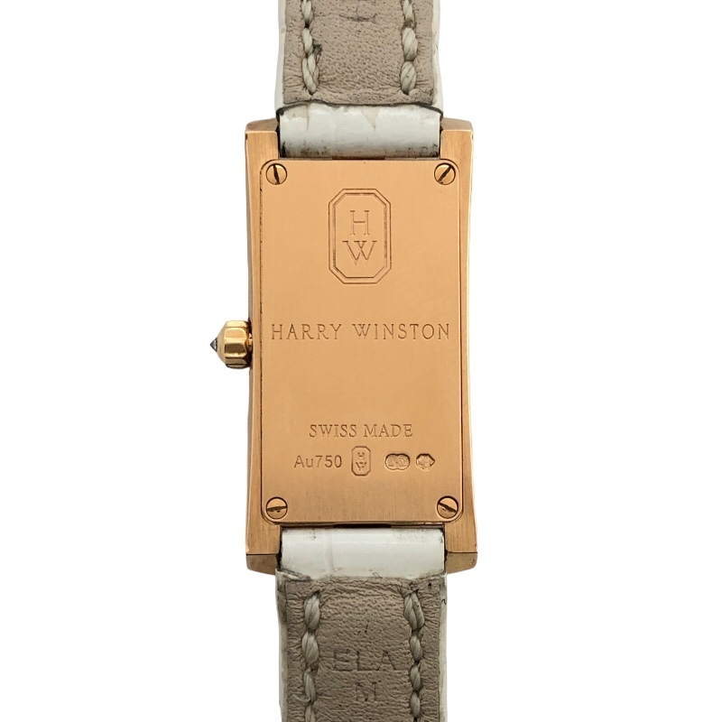 ハリーウィンストン HARRY WINSTON アヴェニューCミニ　ホワイトシェル AVCQHM16RR017 K18PG 腕時計 レディース 中古_画像5