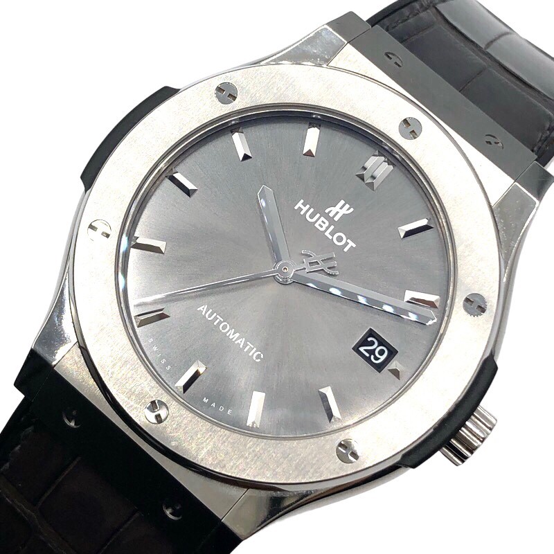 ウブロ HUBLOT クラシックフュージョン チタニウム レーシング 511.NX.7071.LR チタン 腕時計 メンズ