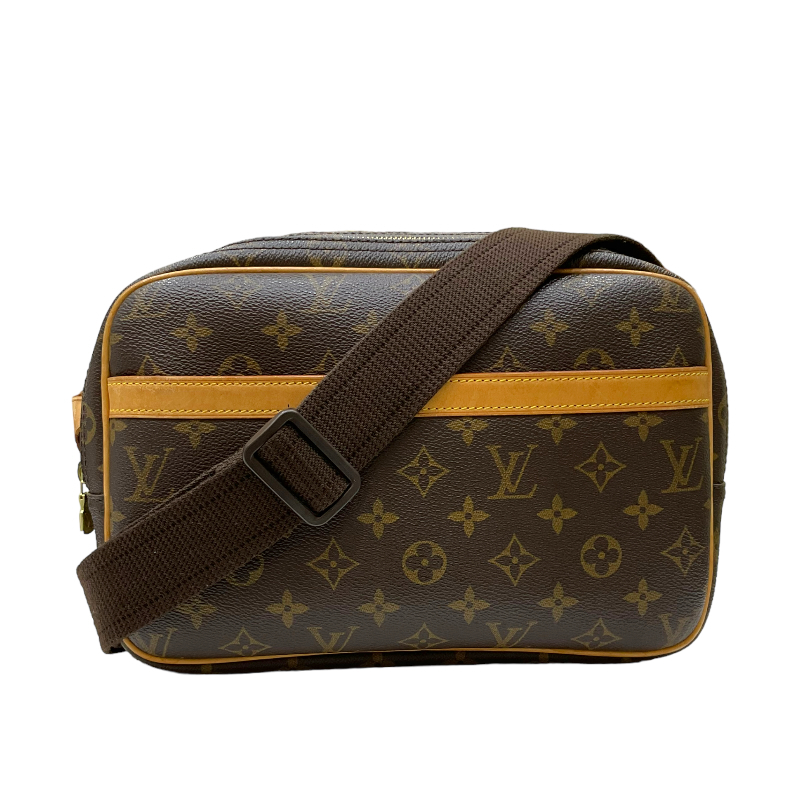 一番人気物 ブラウン M45254 リポーターPM VUITTON LOUIS ルイ