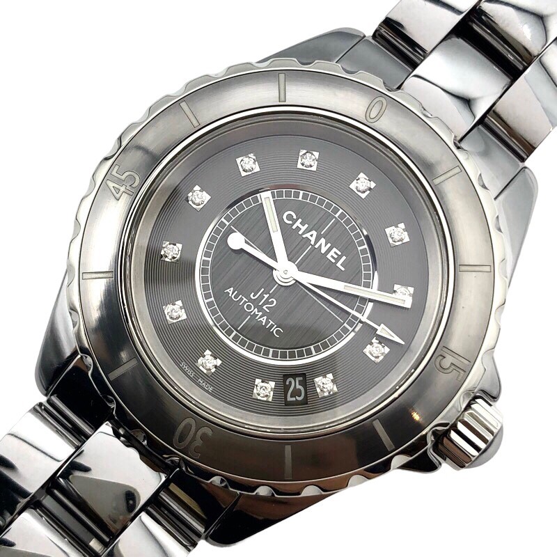 シャネル CHANEL J12　クロマティック H3242 グレー チタン/セラミック 腕時計 中古
