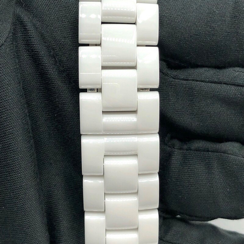 シャネル CHANEL J12 H1629 ホワイト セラミック 腕時計 レディース 中古_画像4